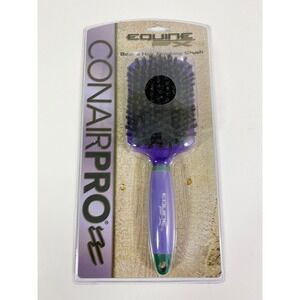 ConairPRO Equine FX 100-Percent Boar Bristle Finishing Brush, Green/Purple (NEW)